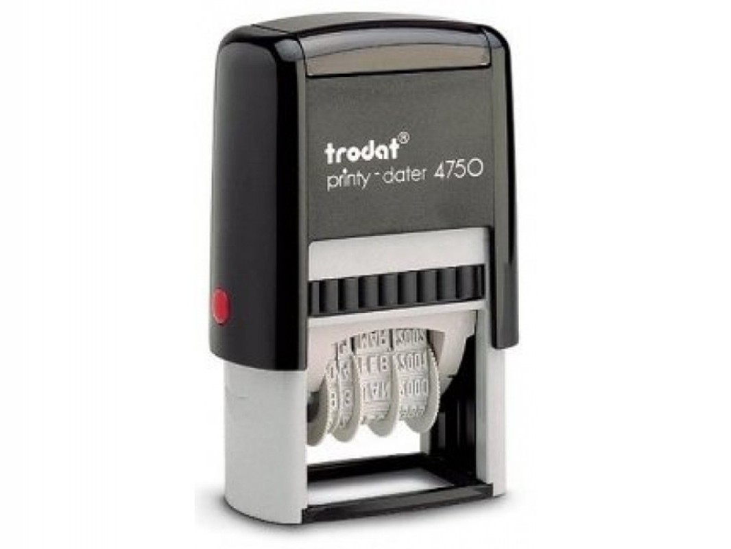 Trodat Printy 4750 Customized Self-Inking Date Stamp ...