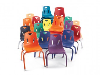 Chaises empilables Berries pour enfants de Jonti-Craft