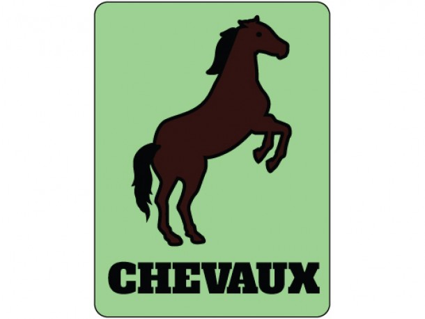 Étiquettes de classification - Chevaux/Horses