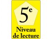 Étiquettes de classification - Niveau de lecture 5/Reading Level 5