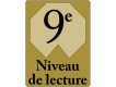Étiquettes de classification - Niveau de lecture 9/Reading Level 9