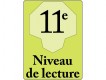 Étiquettes de classification - Niveau de lecture 11/Reading Level 11