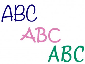 Wall Lettering Decals