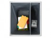 American Book Returns M1010 Double Drop Galvannealed Steel Book Return Cart