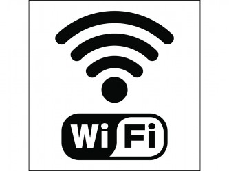 Self-Adhesive Vinyl Sign - WiFi