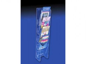 Magazines and Brochures Acrylic Wall Holder