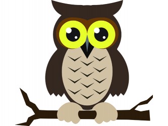 Vynil Owl Mascot