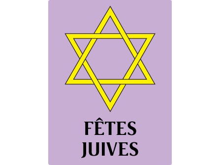 Étiquettes de classification - Fêtes juives