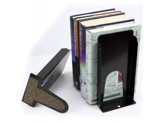 Heavy-Duty Metal Bookend with cork base