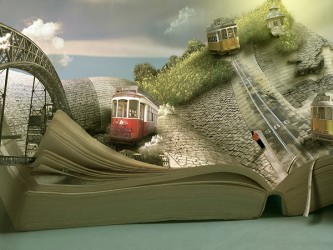 The passage of the train - Self-Adhesive Vinyl Poster