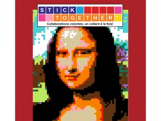 Mosaïque interactive à autocollants StickTogether - La joconde - Leonardo da Vinci