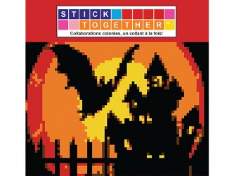 StickTogether Mosaic Sticker Poster - Halloween Scene