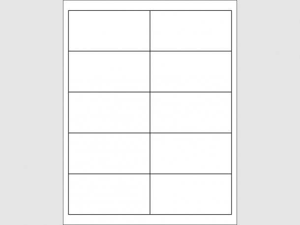 Laser Labels - 4"W x 2"H