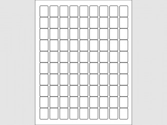 Étiquettes de cotes - 3/4"L x 1"H