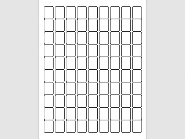 Laser Spine Labels - 3/4"W x 1"H