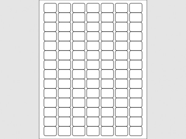 Laser Spine Labels - 1"W x 3/4"H