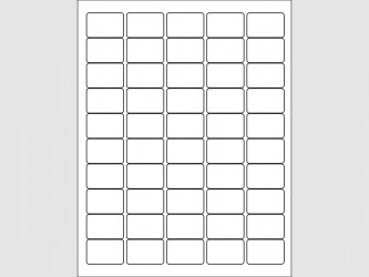 Laser Spine Labels - 1 1/2"W x 1"H