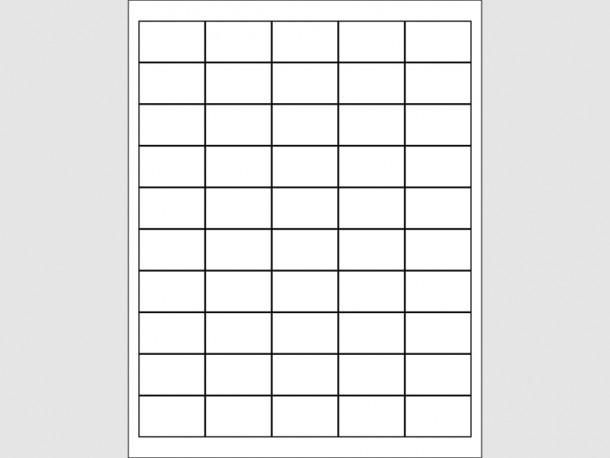Laser Spine Labels - 1 3/5"W x 1"H