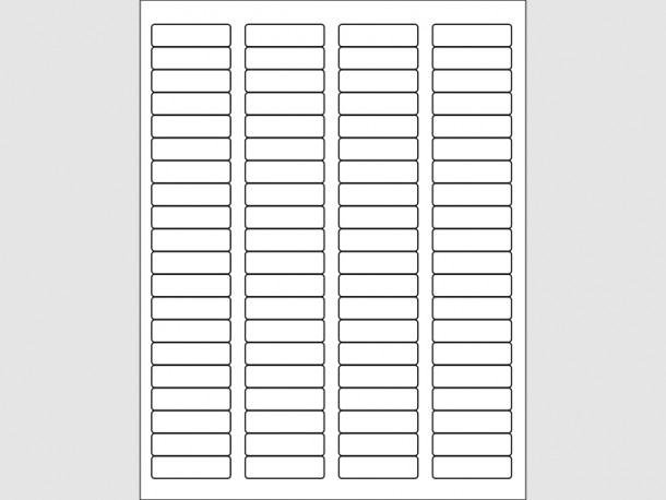 Étiquettes - 1 3/4"L x 1/2"H
