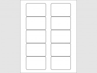 Étiquettes - 3"L x 2"H