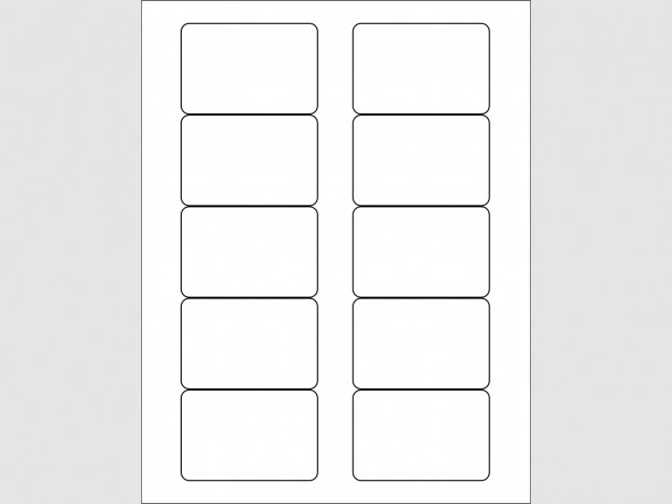 Étiquettes - 3"L x 2"H