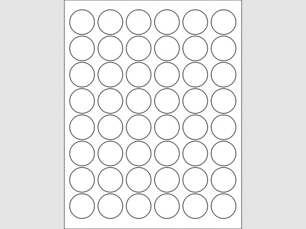 Laser Round Labels - 1 1/5"