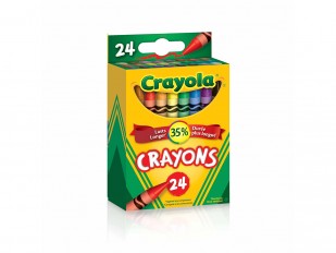 Crayons de cire de Crayola - Taille Standard - Boîte de 24