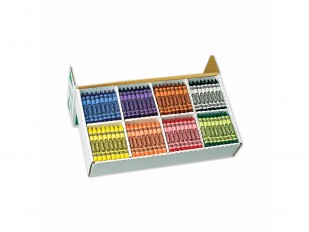 Crayola Crayons - Large Size - Box of 400 (8 col.)