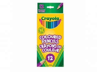 Crayons de couleur en bois de Crayola - Boîte de 12
