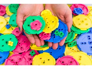 Pièces en vrac de TeacherGeek: Poulies de tailles variées