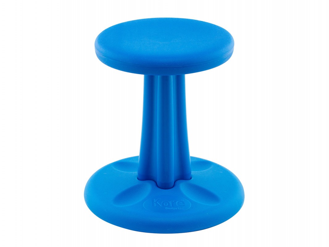 Tabouret en plastique bleu de Basicwise QI003258B