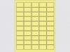 Étiquettes laser de couleur - 1 1/2"L x 1"H