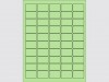 Étiquettes laser de couleur - 1 1/2"L x 1"H