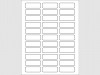 Laser Labels - 2 1/4"W x 3/4"H
