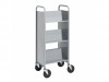 Biofit Mini Booktruck with 3 sloping shelves