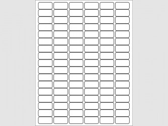 Laser Labels - 1 1/4"W x 5/8"H