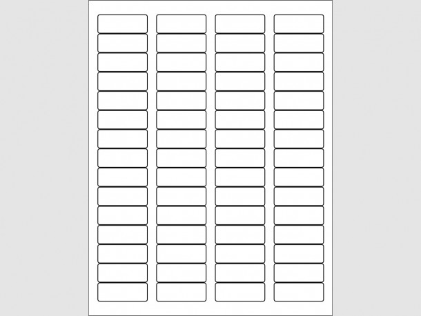 Étiquettes laser - 1 3/4"L x 2/3"H