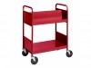 Biofit Booktruck with 2 sloping and 1 flat shelves
