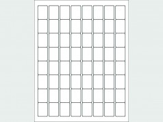 Étiquettes laser - 7/8"L x 1 1/4"H