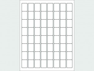 Étiquettes laser - 7/8"L x 1 1/4"H