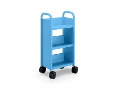 Smith System Mini Booktruck with 3 sloping shelves