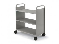 Smith System Booktruck with 3 flat shelves