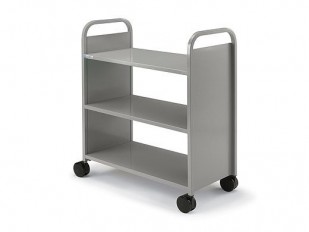 Smith System Booktruck with 3 flat shelves