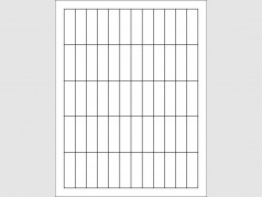 Étiquettes laser - 5/8"L x 2"H