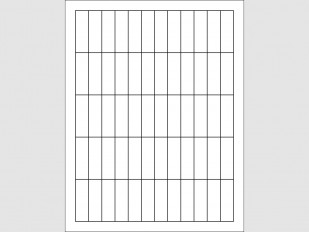 Étiquettes laser - 5/8"L x 2"H