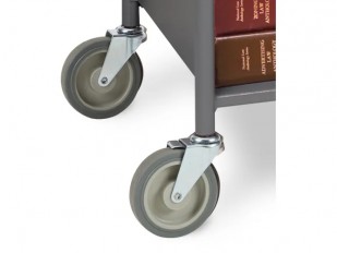 Roue pour chariots Library Quiet de Demco - Non verrouillable