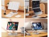 Book Stand with rotating base and acrylic panel