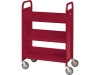 Demco Library Quiet Booktruck with 3 sloped shelves