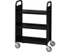 Demco Library Quiet Booktruck with 3 flat shelves