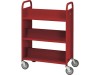 Demco Library Quiet Booktruck with 6 sloped shelves